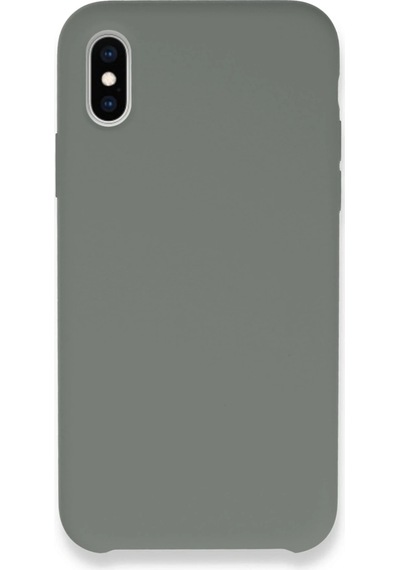 Newface - 784 - İphone Xs Max Kılıf Lansman Legant Silikon - Csmo-tex - - Gri