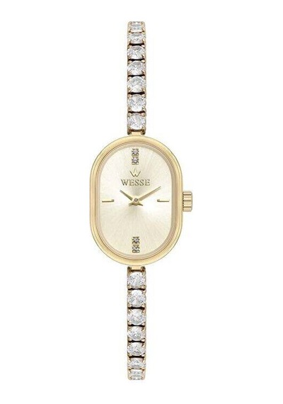 Wesse Wwl116803 Quartz Çelik Altın Rengi 20 Mm Kadın Kol Saati