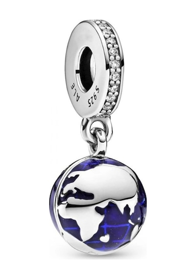 Nur Silver Our Blue Planet Sallantılı Gümüş Charm Nur-bl00306