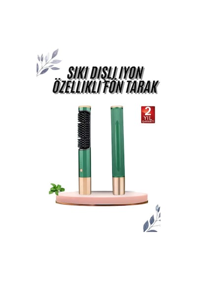 Gld-spt- Üflemeli Saç Düzleştirici Fön Tarak Yüksek Isı Ayarlı İyon Özellikli