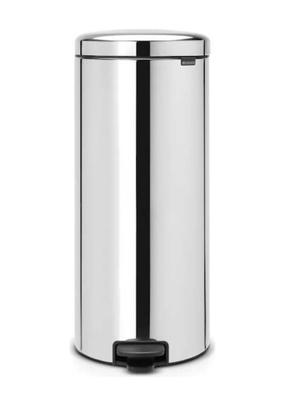 Brabantia Çöp Kutusu 30 Litre Newicon Pedallı Krom 114366 Gri