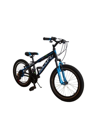 Sxc125 20 Double Jant 21 Vites V-brake Fren Tek Amortisörlü Bisiklet Mavi-siyah - 936397599 Mavi-Siyah