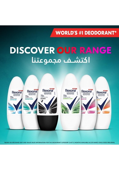 Lexroo Üstün Koruma Kadın Roll On Deodorant Shower Fresh 72 Saat Kesintisiz Koruma 50 Ml