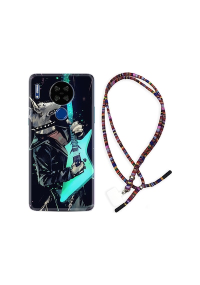 Reeder P13 Blue Max Lite Kılıf Rasta Boyun Askılı Dog Guitar 1789