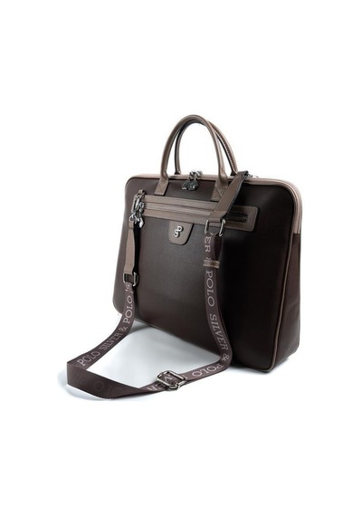 Silver & Polo Silver Polo Kahve - Kahve Düz Kadın Laptop Ve Evrak Çantası Sp1175