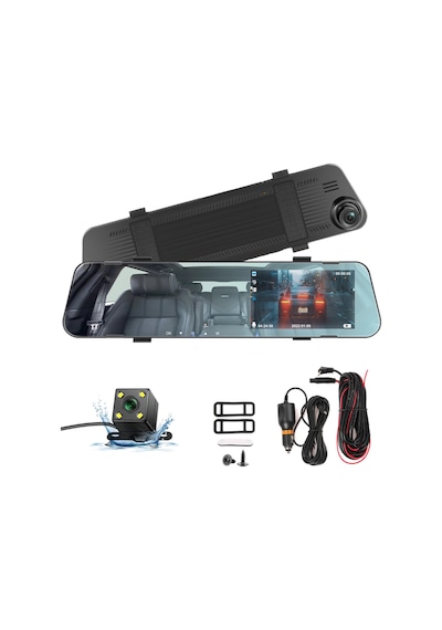 Wevolt MB-600 Full HD Araç İçi Yol Kayıt Geri Görüş Ayna Park Kamerası