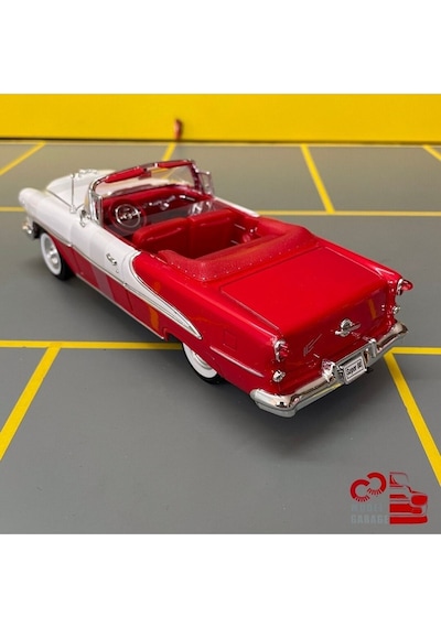 Oldsmobile Super 88 1955 1/24 Ölçek C&c Model Garage Diecast Metal Model Araba