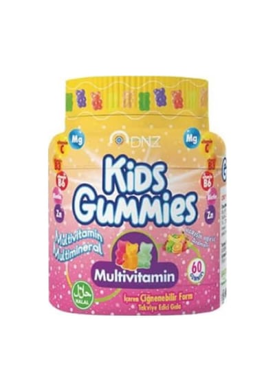 Dnz Kids Multivitamin 60 Gummies 8699956001586