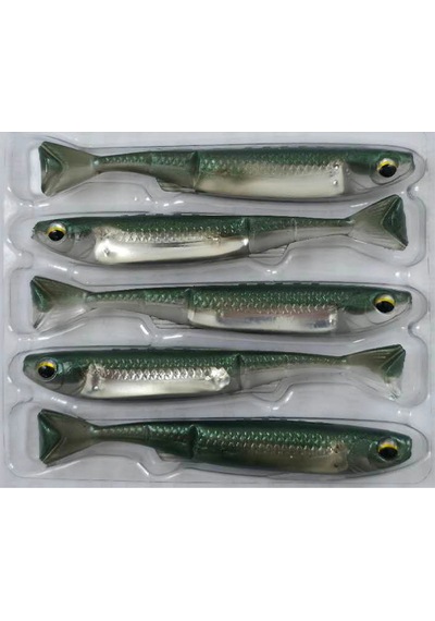 Tokyotackle Wiggle Real Fish Silikon Sahte Balık Yem 7.5cm 5'li Paket