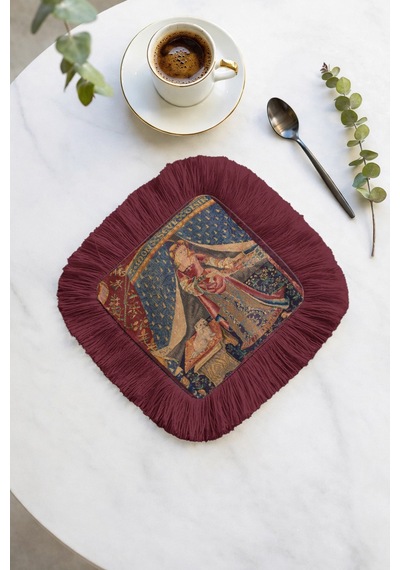 Ortaçağ Saray Şıklığı Saçaklı Sunum Peçetesi-lady Temalı Klasik Bordo Bardak Altlığı Mendil Pastel Sisli Pembe Ortaçağ Saray Şıklığı Saçaklı Sunum Peçetesi-lady Temalı Klasik Bordo Bardak Altlığı Mendil Pastel Sisli Pembe