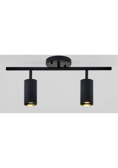 Mylights Mat Siyah Ikili Led Spot Led Aplik Led Avize Günişiği Am