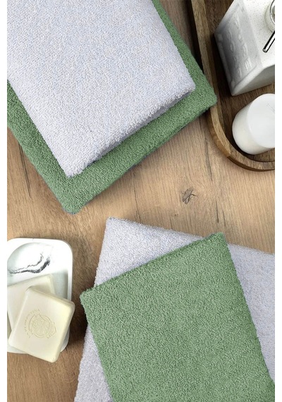 4 Lü Banyo Havlusu Takımı Soft Büyük Havlulu Pamuklu Havlu Seti 90x150 Cm Beyaz 001