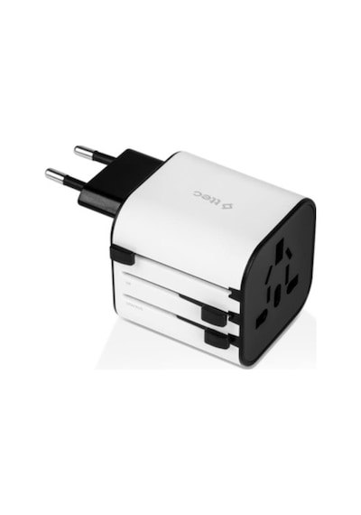 Ttec 3in1 Akım Ve Isı Korumalı10a/250v Amerikan/avrupa/ingiliz Tipi Priz Çevirici Seyahat Şarj Aleti