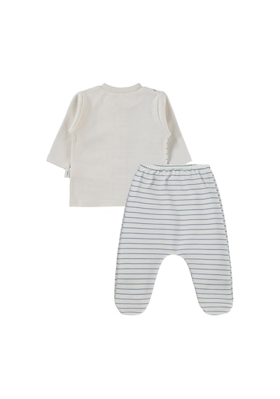 Civil Baby Teddy 10'lu 0-24 Ay Zıbın Setleri - Mavi