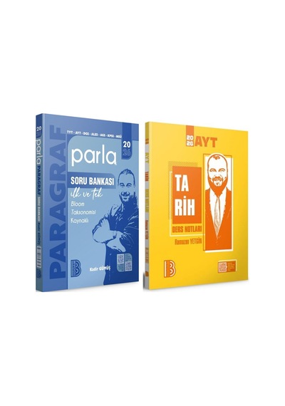 Benim Hocam Ayt Tarih Video Ders Notları Ve Parla Paragraf Soru Bankası Kitabı
