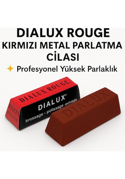 Merttools Dialux Rouge Kırmızı Metal Parlatma Cilası Profesyonel Yüksek Parlaklık