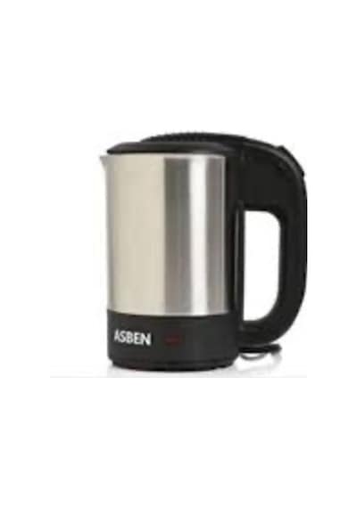 Asben 12 Volt Oto Araç Kettle Araba Su Isıtıcı Çelik Kettle Yarım Litre Hacim