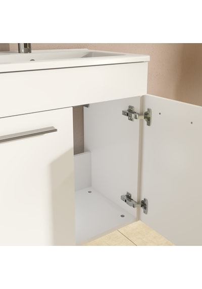 VitrA Ardea Banyo Dolap Seti 60 Cm Parlak Beyaz 75023 Parlak Beyaz