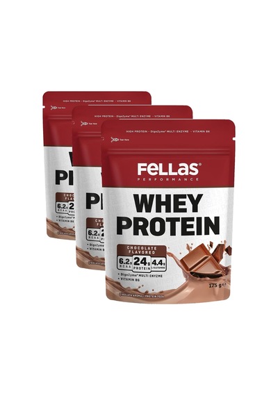 Performance Çikolata Aromalı Whey Protein 175g 3 Paketi Ahududu
