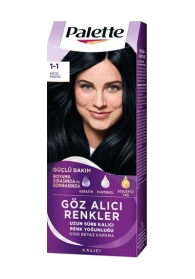 115 Ml Gece Mavisi Saç Boyası, Pentanol Ve Besleyici Yağlarla
