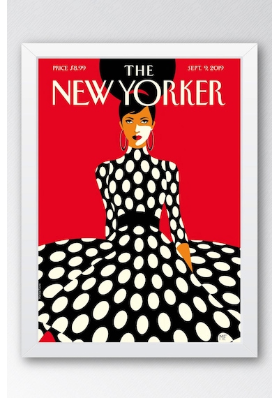 The New Yorker Çerçeveli Tablo September 9 2019