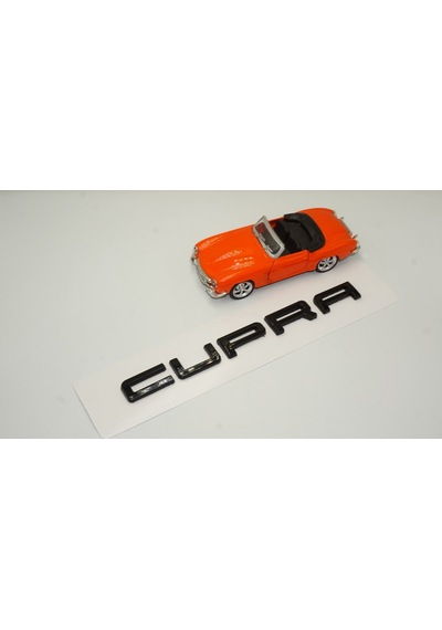 Seat Leon Cupra Bagaj Parlak Siyah Abs 3M 3D Yazı Logo Amblem
