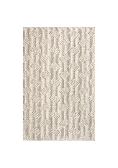 Raschel Carpet Kaymaz Taban Moopy Krem Bukleli Yumuşak Soft Dokuma Yolluk Halı Salon Halısı Lp1003a Krem Krem