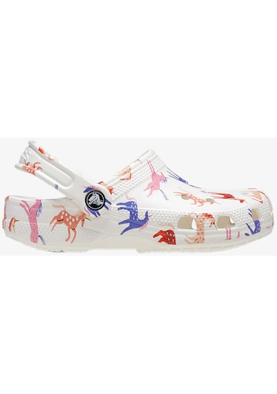 Crocs Classic Character Print Clog K Çocuk Beyaz Clog Terlik 209695-9cd Beyaz