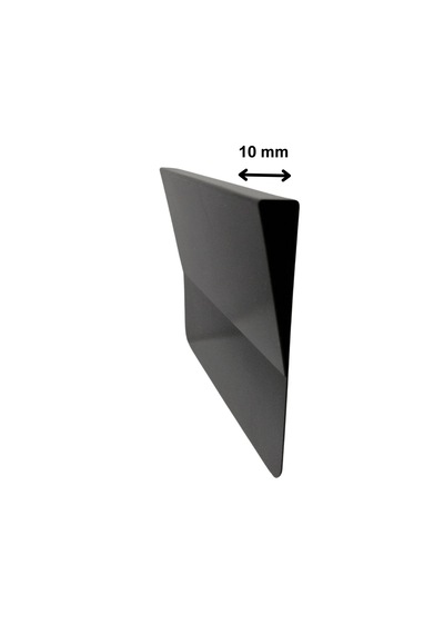10 Adet Silinebilir Siyah Etiket 10x7 Cm Cama Tele Geçme Takma