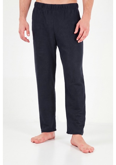 Buratti Yumuşak Dokulu Minimal Nakışlı Uzun Kollu Pijama Takımı Erkek Pijama Takımı 6575009 Gri Melanj