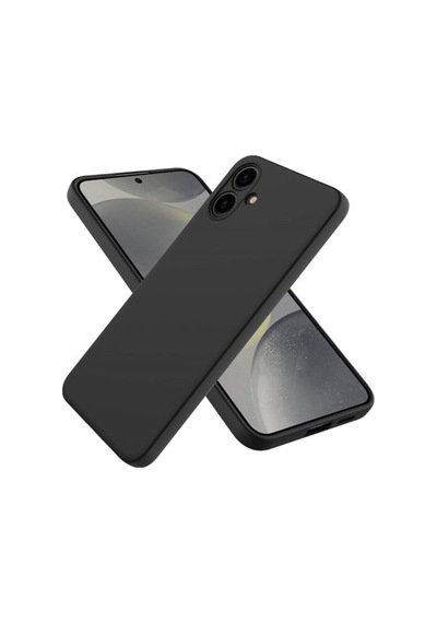 Samsung Galaxy A06 Uyumlu Kılıf First Silikon - Siyah