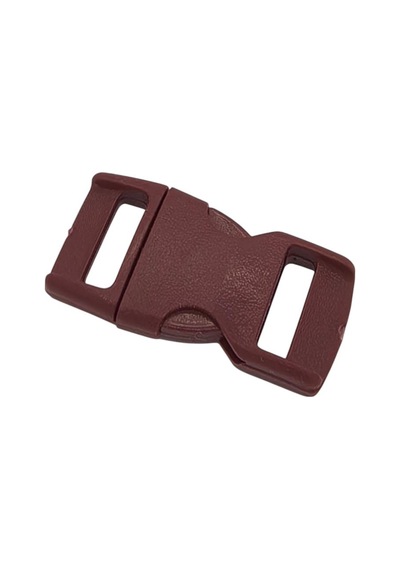 Paracord Aksesuar Paracord Bileklik Plastik Klips 1 Cm Bordo 10 Adet