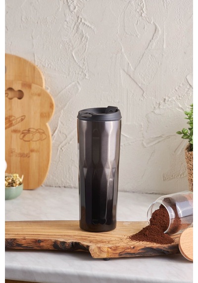 Karaca Joyful Sızdırmaz Çelik Termos Siyah 500 ml