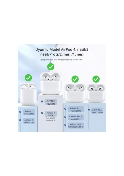 Manyetik Airpods Kaybolmaz Askı İpi Yumuşak Silikon, Güçlü Mıknatıs, Evrensel Uyum Beyaz Diğer