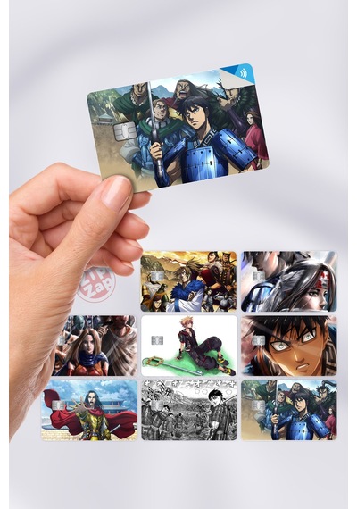 Kingdom Kart Kaplama Sticker 8 Adet Çok Renkli