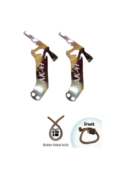 Cg Cup Motosiklet Ak 47 Çeki Demiri 2 Adet+buji Kablo Kılıfı