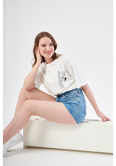 Kutaf Sırt Baskılı Unisex T-shirt 001