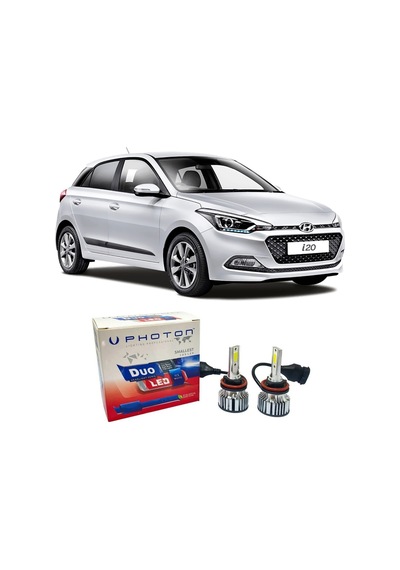 Hyundai İ20 Led Xenon Kısa Far Ampulü Hb3 9005 Duo Yeni Seri Beyaz 2014+