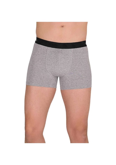 Pamuk Modal Likralı Esnek Erkek Boxer Gri 4476b Beden: Xl Standart