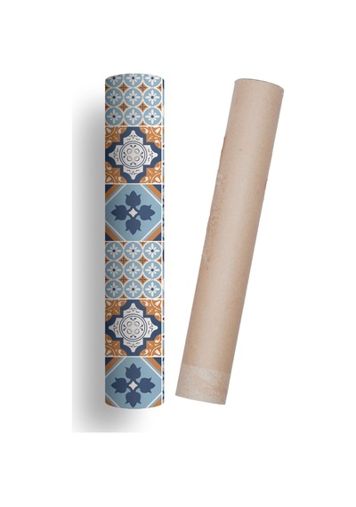 Mutfak Tezgah Arası Kendinden Yapışkanlı Folyo Kaplama Otantik Desen 60cmx100cm