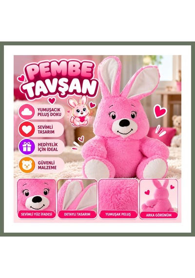 Bezos 7890 Pembe Tavşan Bezos1