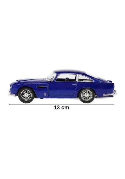 Lacivert Aston Martin Db5 1:38 Ölçek Metal Çek Bırak Model Araba - Açılabilir Kapılar 13 Cm