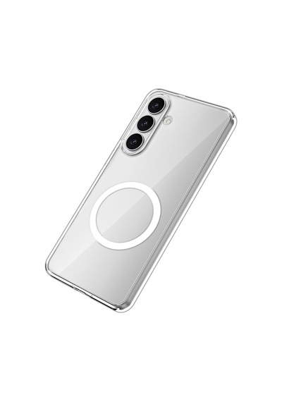 Galaxy S26 Plus Uyumlu Kılıf M-safe Şarj Özellikli Transparan Sert Pc Wlons Pita Kapak Şeffaf Şeffaf