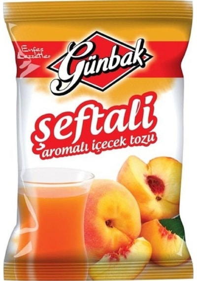 Günbak Şeftali Aromalı İçecek Tozu 2 x 250 G