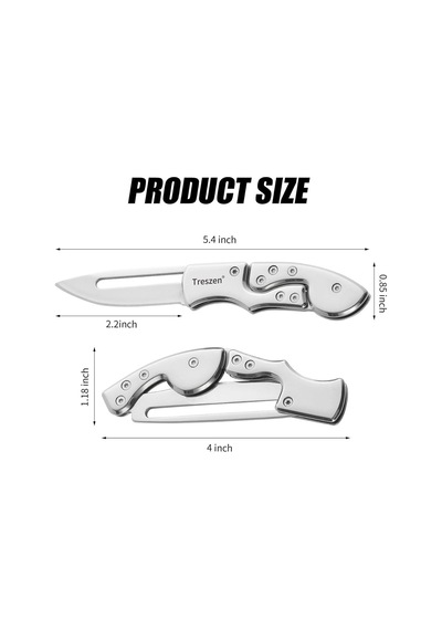 Valkyrie Paslanmaz Çelik Katlanır Bıçak Kompakt Cep Çakısı Outdoor Kamp Edc Katlanır Çakı Gümüş