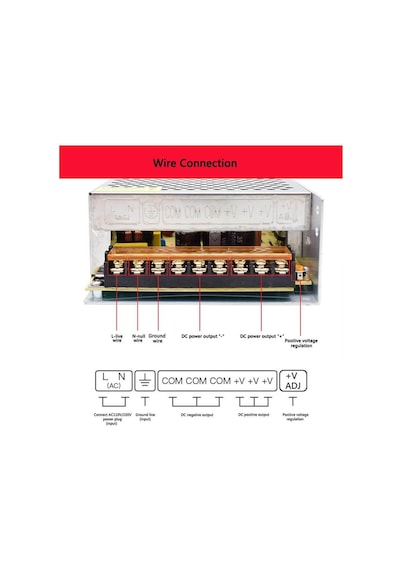 Cortex 24v 10a Metal Kasa Güvenlik Kamera Şerit Led Adaptör - 24 Volt 10 Amper 240w