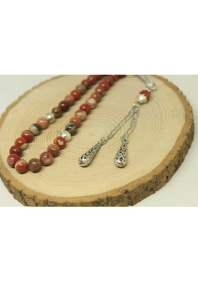 8 MM 24950 Jasper Taşı Tesbih