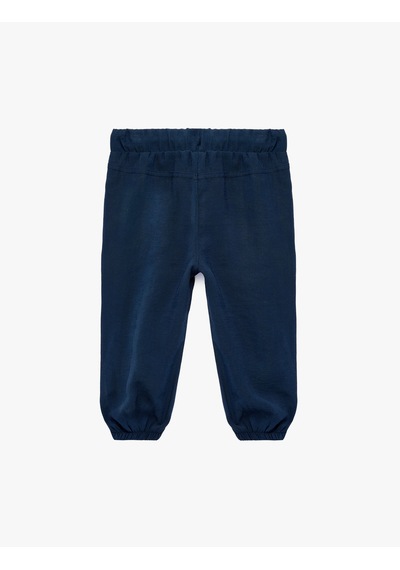 Koton Pamuklu Beli Bağcıklı Modal Karışımlı Basic Jogger Pantolon Lacivert 6smb40068tw Lacivert