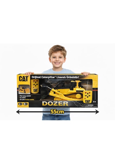 Uzaktan Kumandalı Caterpıllar Dozer D11 Sarı - Siyah