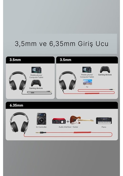 Pro 10 Yüksek Çözünürlüklü Hi-res Stüdyo Kayıt Ve Miksaj Dj Stereo Kablolu Kulak Üstü Kulaklık